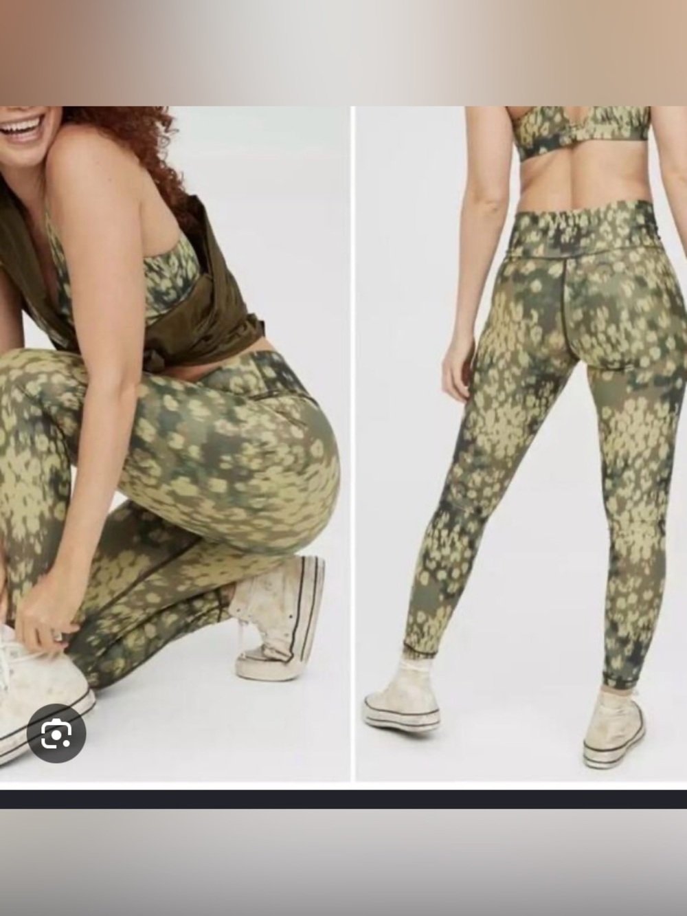 Offline by aerie high rise leopard leggings